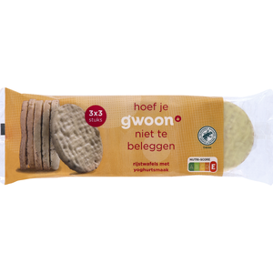 G'woon Rijstwafels Yoghurt
