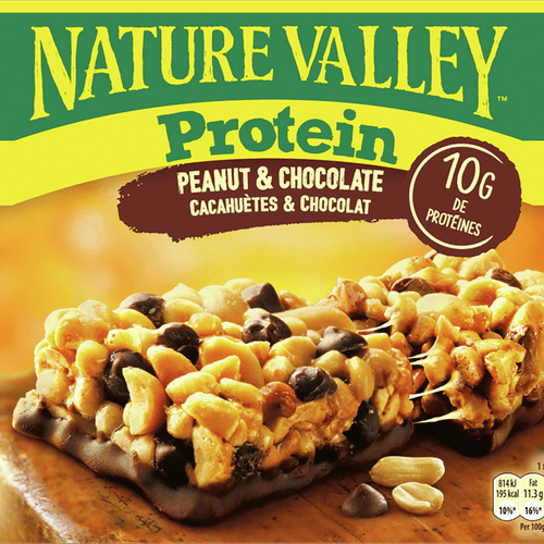 Nature Valley Protein bar peanut & chocolate 4-pack