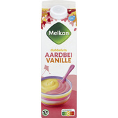 Melkan dubbelvla aardbei-vanille smaak