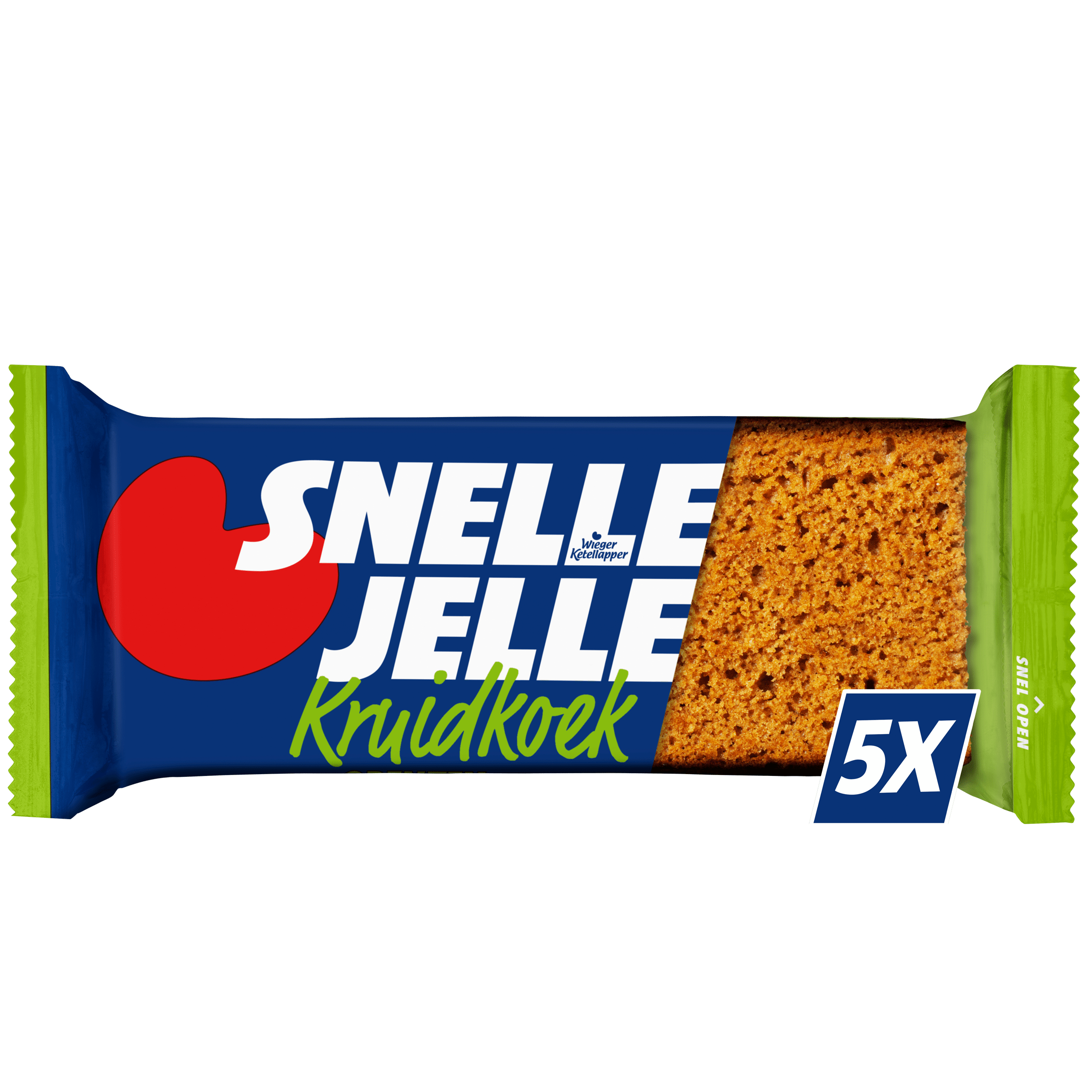 Snelle Jelle Krachtige kruidkoek naturel 5-pack