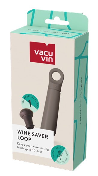 Vacu Vin Wine Saver Loop Graphite