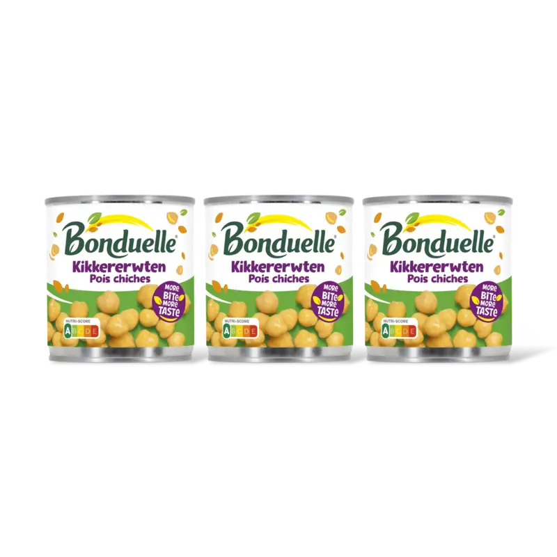 Bonduelle Bonduelle Kikkererwten 3-pack