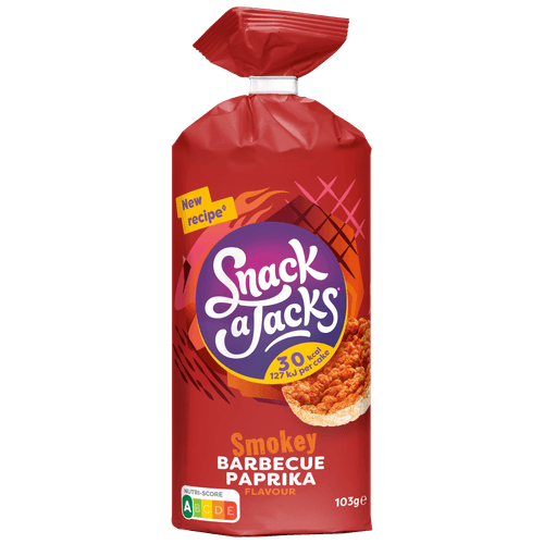 Snack a Jacks Rijstwafels bbq paprika