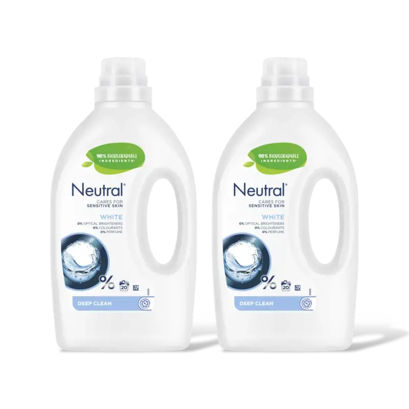 Neutral Wit parfumvrij wasmiddel 2-pack