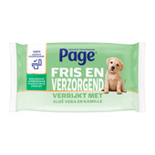 Page vochtig toiletpapier aloë vera navul