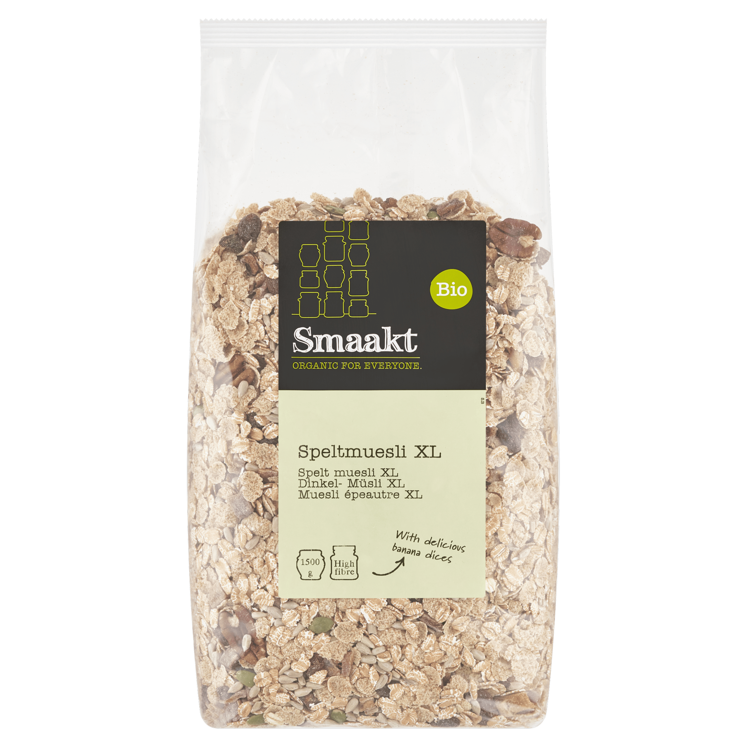 Smaakt Speltmuesli XL 1500g - bio