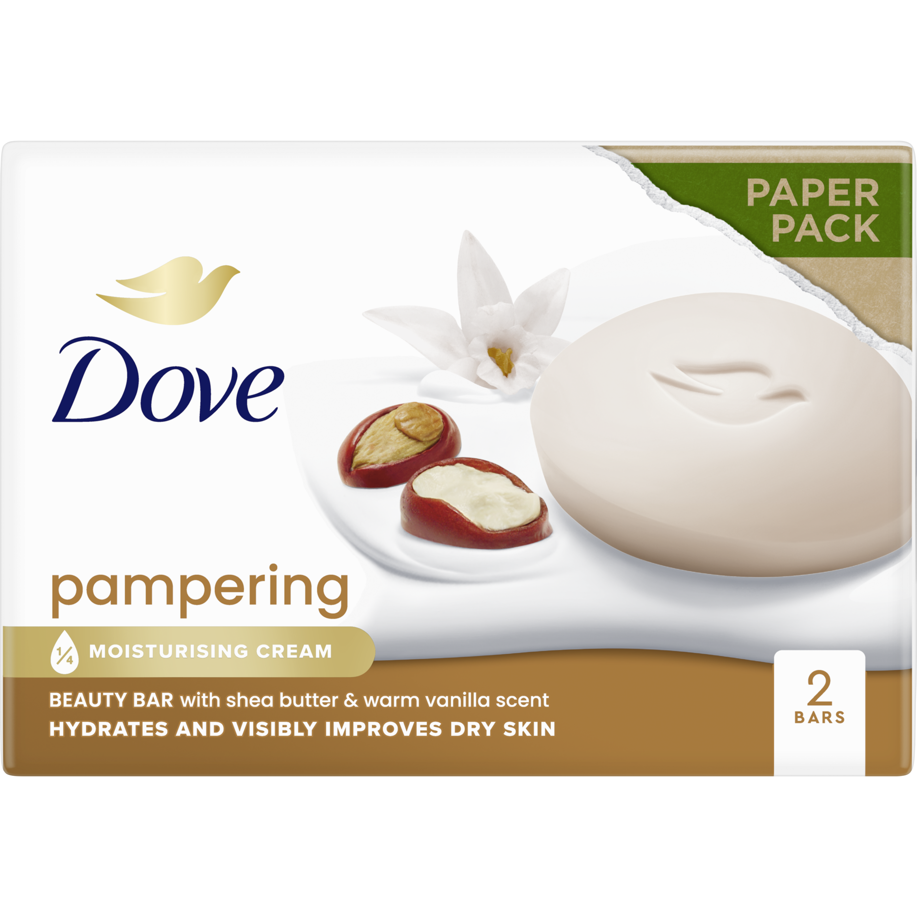 Dove Pampering Shea Butter & Vanilla Beauty Blokzeep 2x90 gram