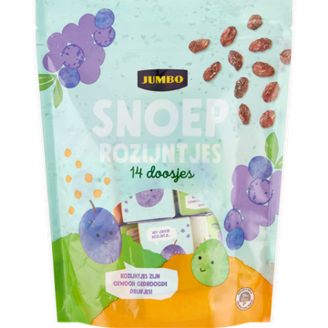 Jumbo Snoep Rozijntjes Doosjes 14 Stuks