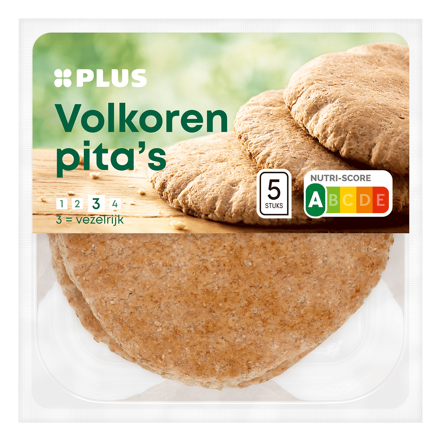 PLUS Volkoren maaltijd pita's