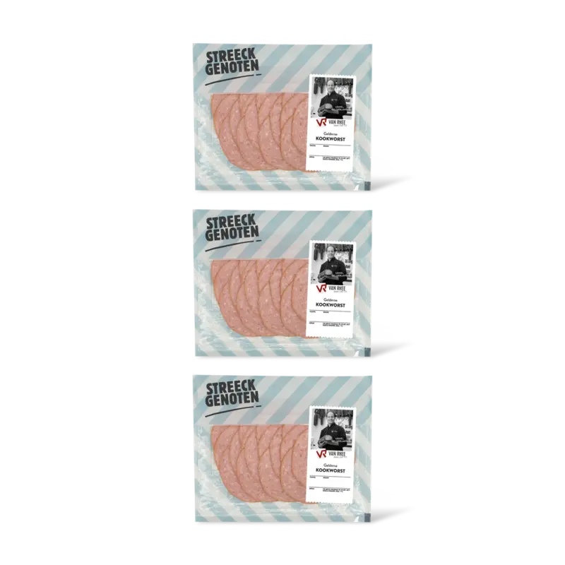Streeckgenoten Gelderse kookworst 3-pack