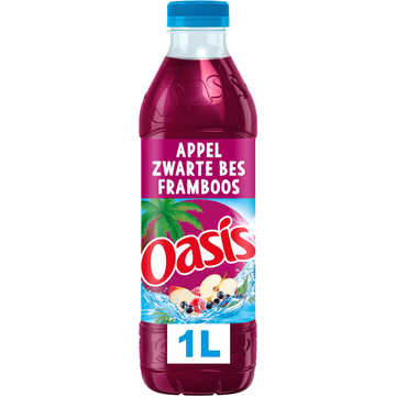 Oasis Appel Zwarte Bes Framboos Smaak 1 L
