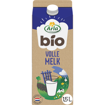 Arla Bio Volle Melk Extra Groot Pak 1,5 L