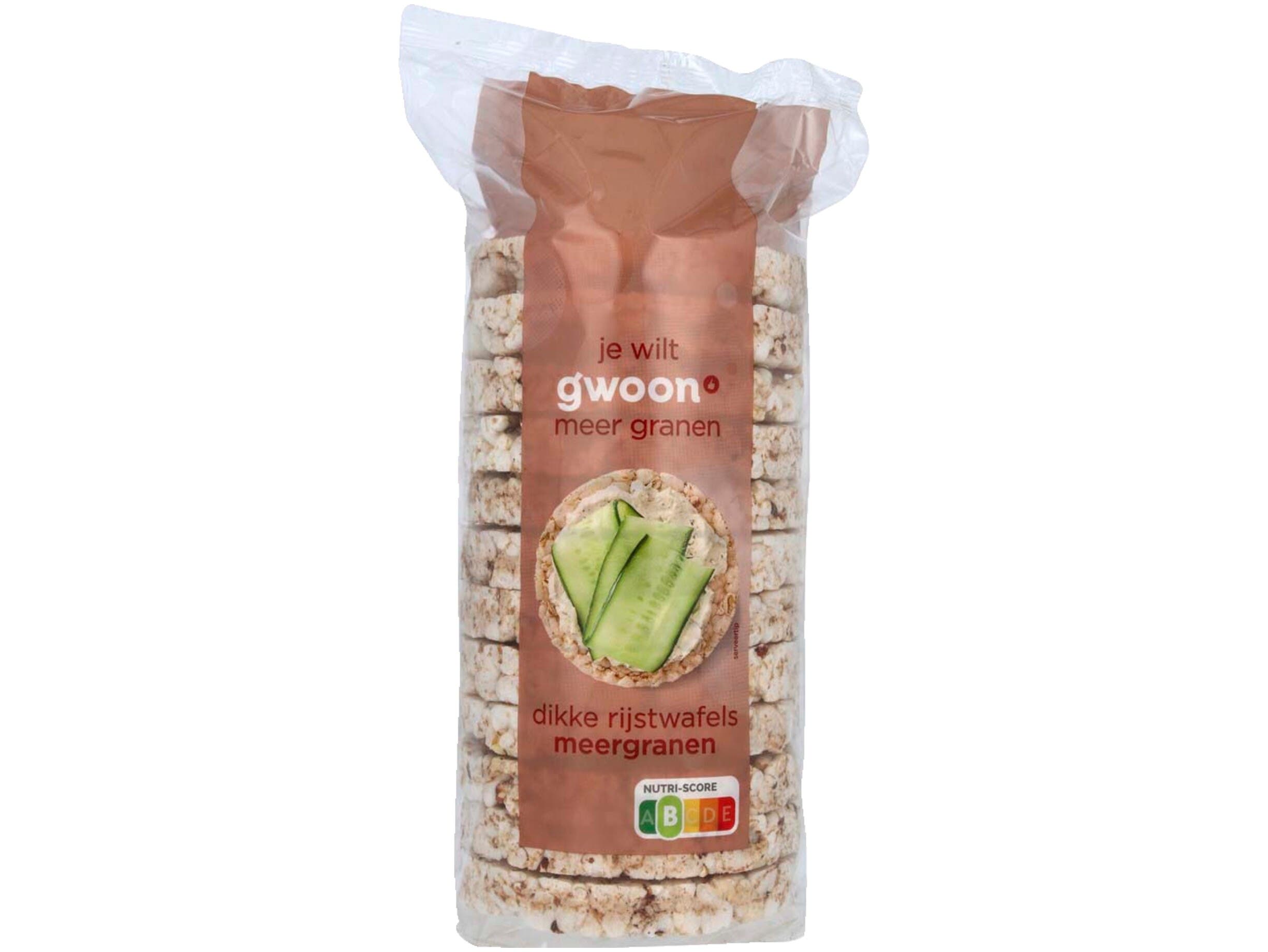 Dikke rijstwafels meergranen