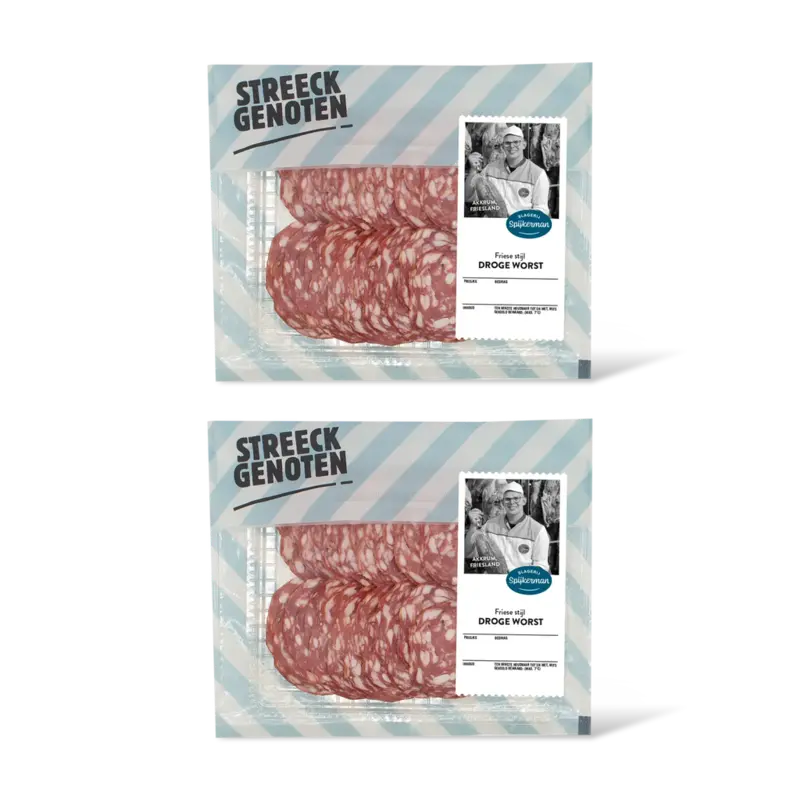 Streeckgenoten Friese droge worst 2-pack