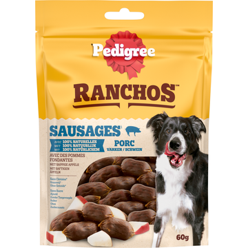 Pedigree Ranchos Sausages met Varken 60g
