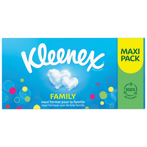 Kleenex Tissues family box