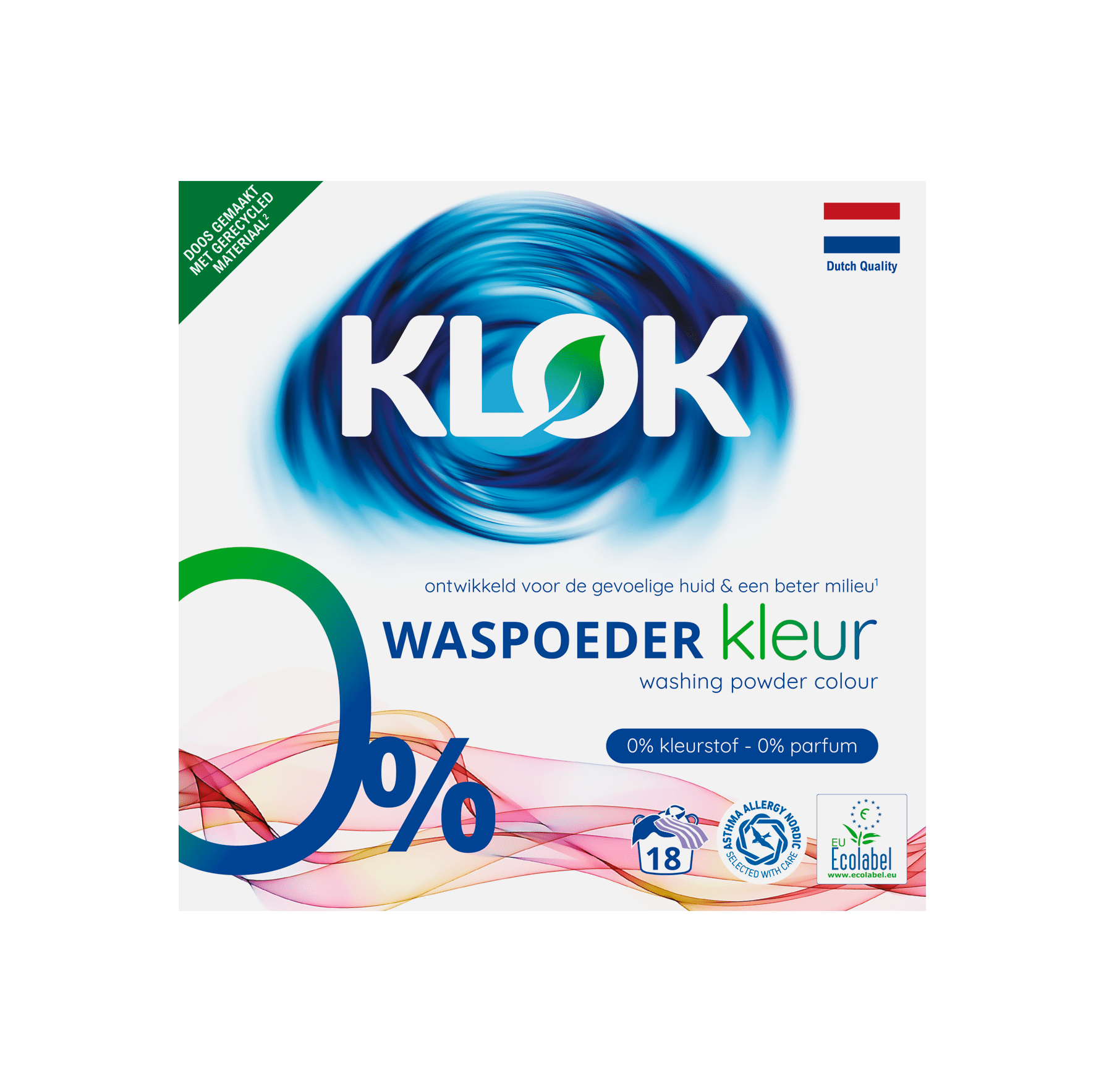 De Klok Eco kleur poeder 18 sc