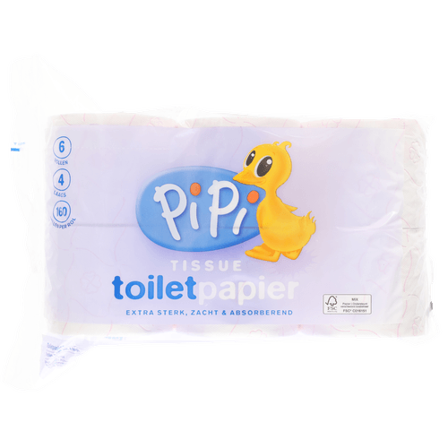 Pipi Toiletpapier 4 laags