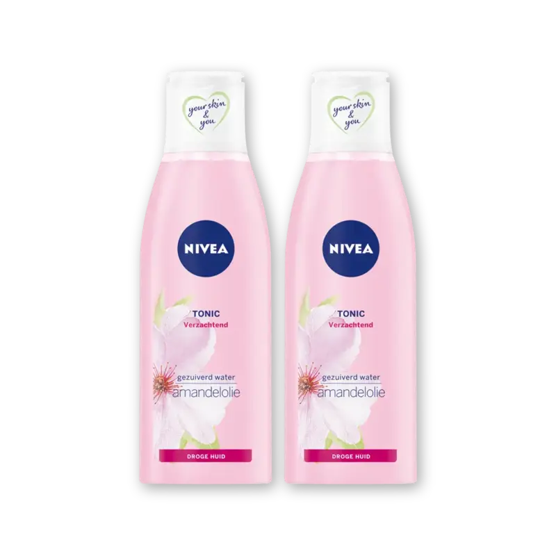 NIVEA Verzachtende tonic met amandelolie 2-pck