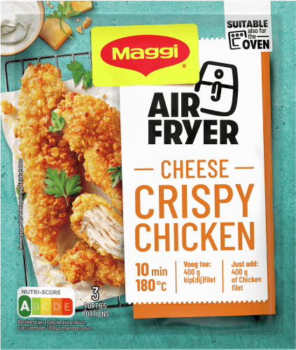 Maggi Kruidenmix airfryer crispy cheese