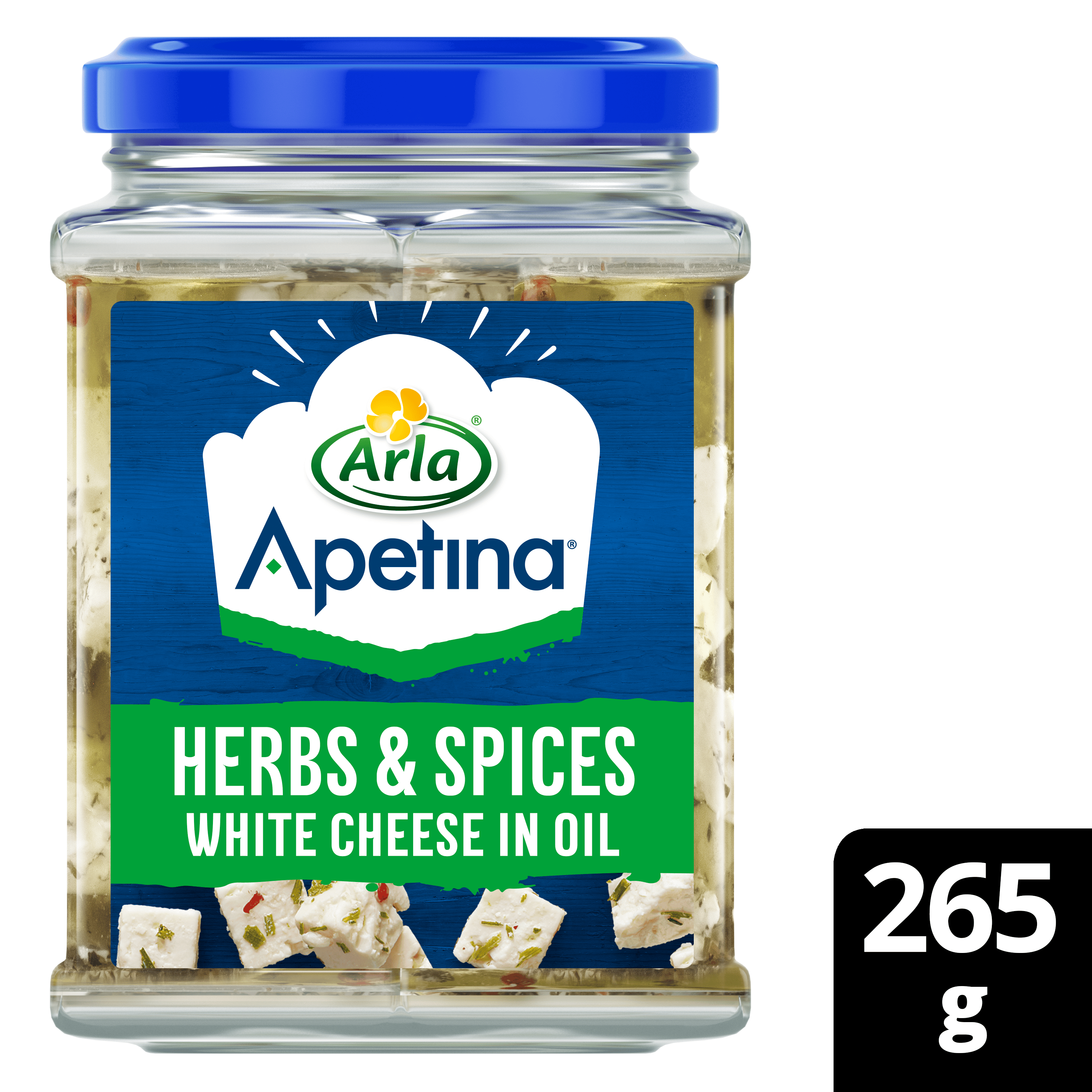 Arla Apetina Witte kaas blokjes in olie