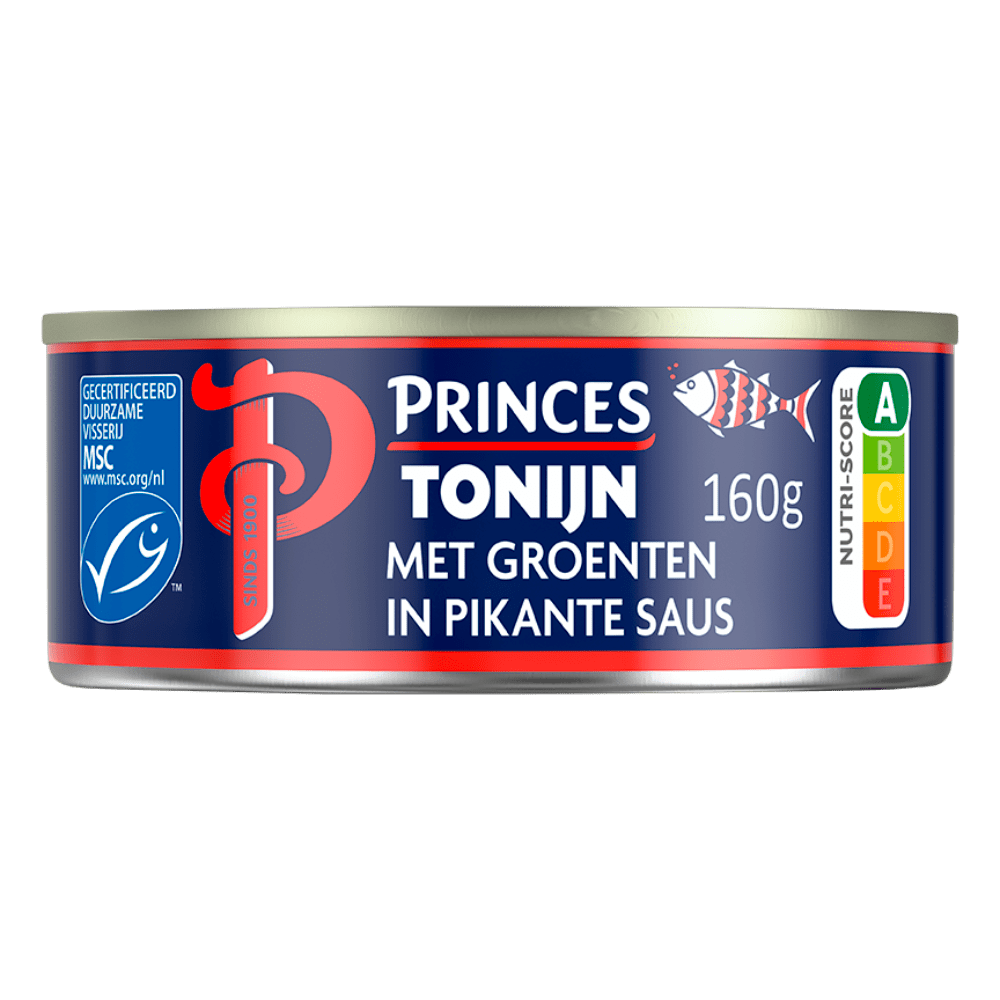 Princes Tonijnstukken met groenten MSC