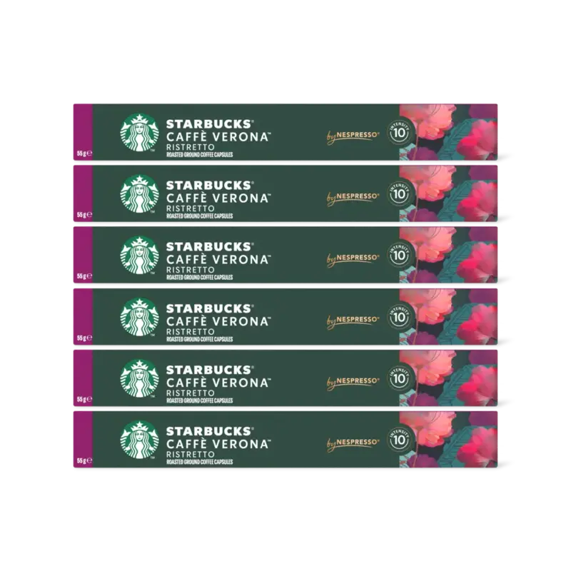 Starbucks Nespresso caffe Verona capsules 6-pack
