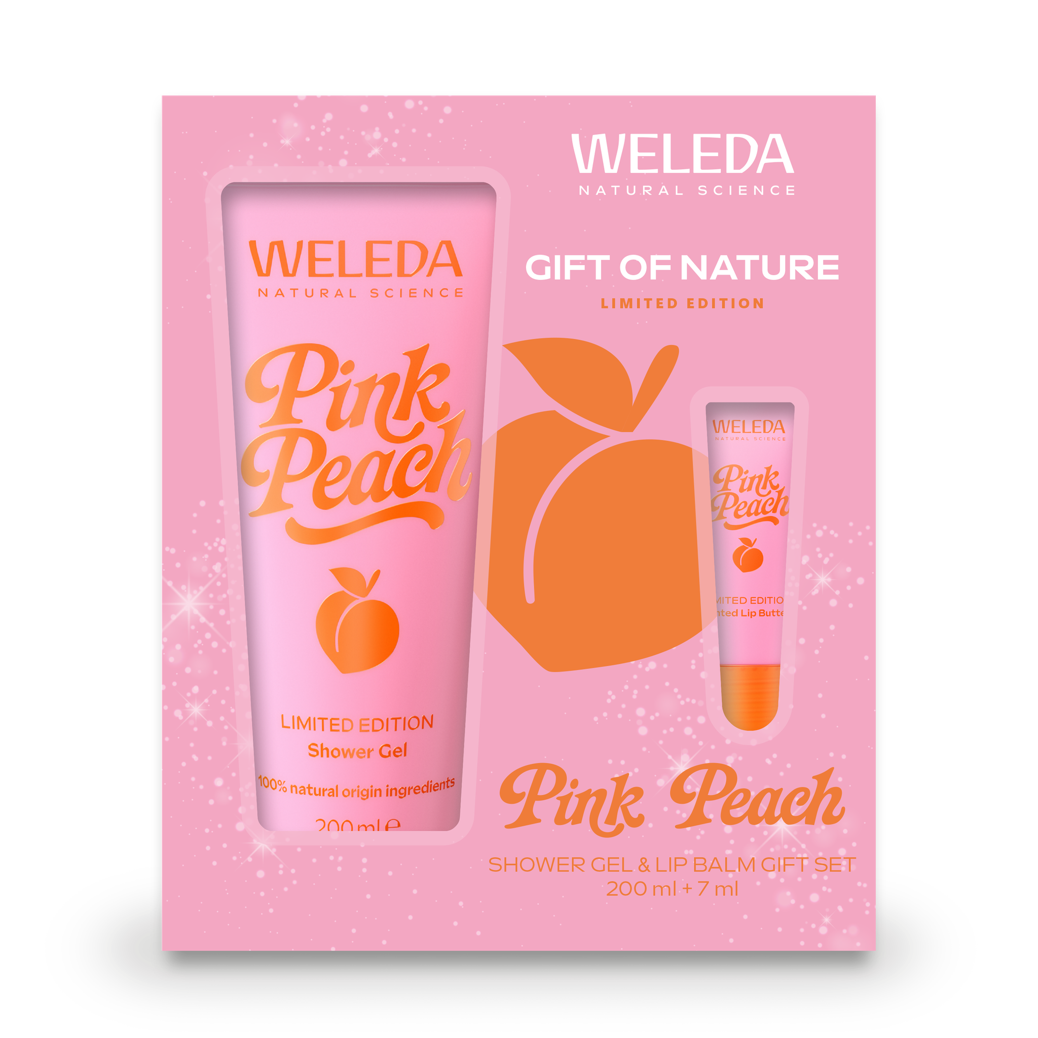 WELEDA Giftset Pink Peach 2 Stuks