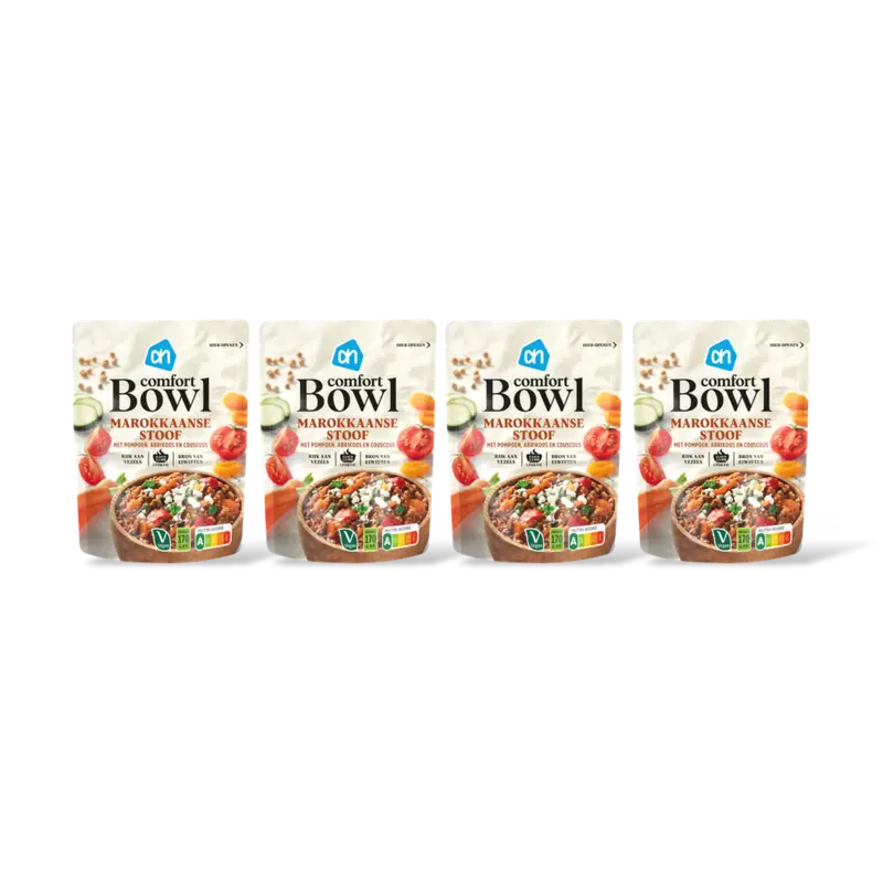 AH Comfort bowl Marokkaanse stoof 4-pack