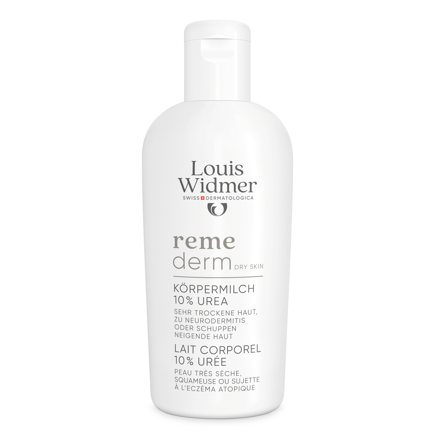 Louis Widmer Remederm Lichaamsmelk 10% Ureum Zonder Parfum 200 ML