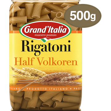 Grand'Italia Rigatoni Half Volkoren 500 g