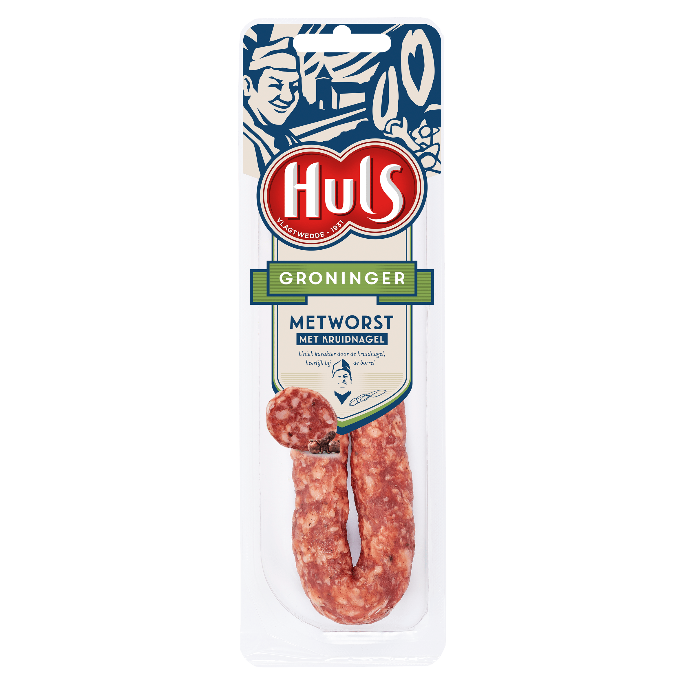 Huls Groninger metworst
