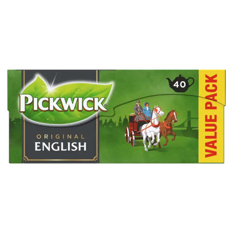 Pickwick English zwarte thee voor pot voordeelpak