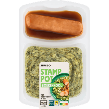 Jumbo Stamppot Boerenkool met Rookworst in Jus 500 g