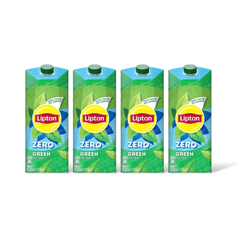 Lipton Ice tea green zero sugar 4-pack