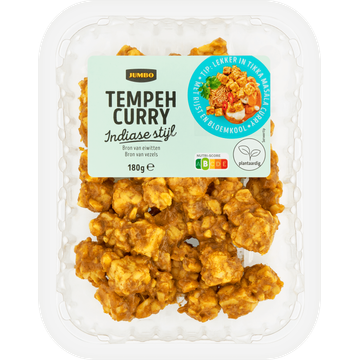 Jumbo Tempeh Curry Indiase Stijl 180 g