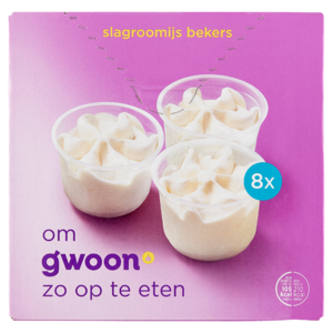 G'woon Roomijs Bekers