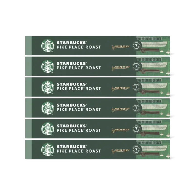 Starbucks Nespresso pike place lungo caps 6-pack