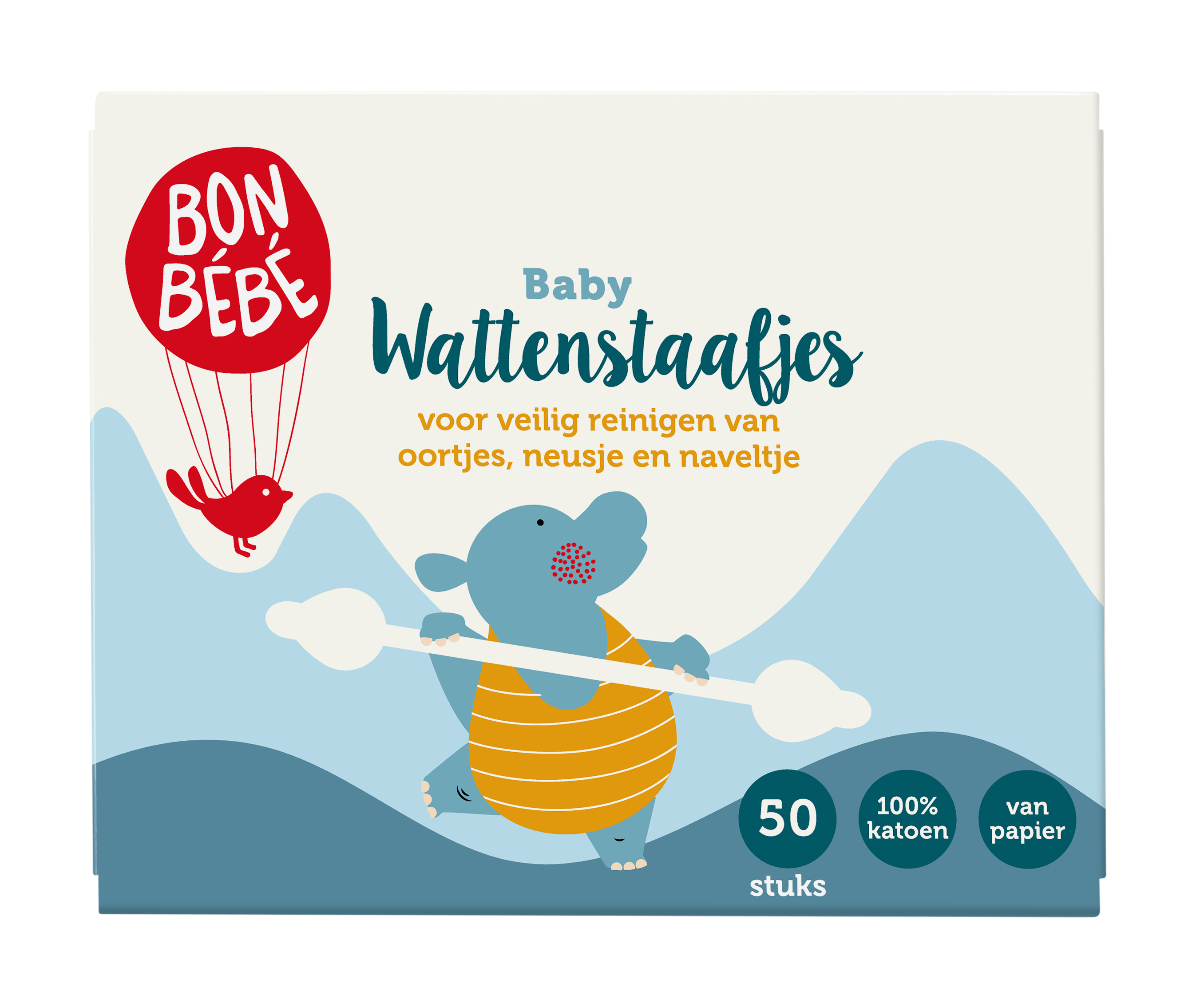 Bonbebe Baby wattenstaafjes