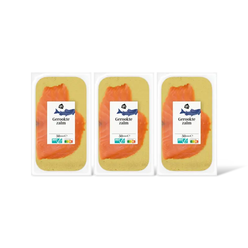 AH Gerookte zalm 3-pck