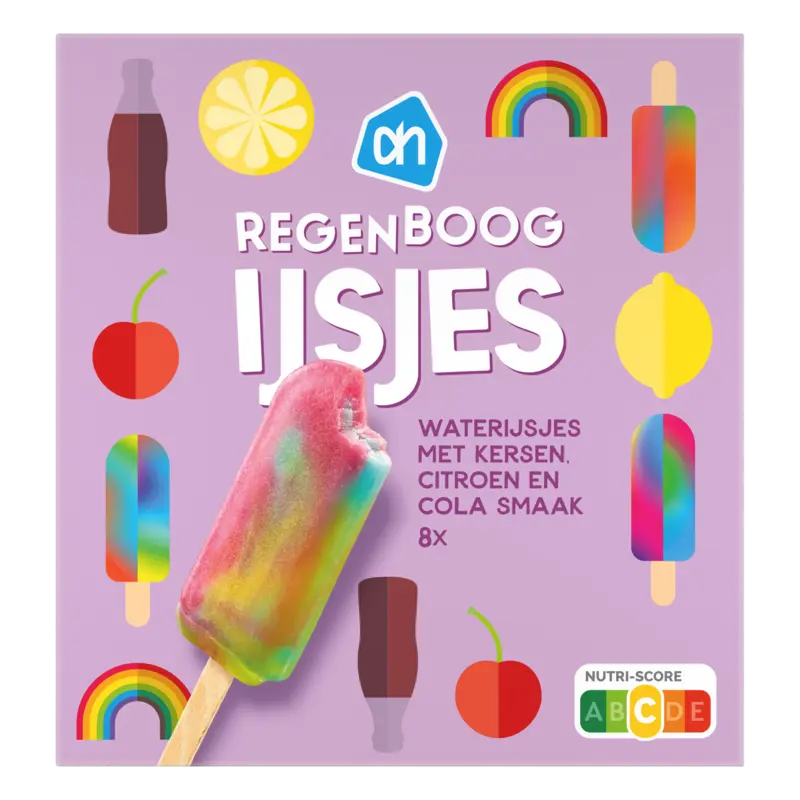 AH Regenboog ijsjes