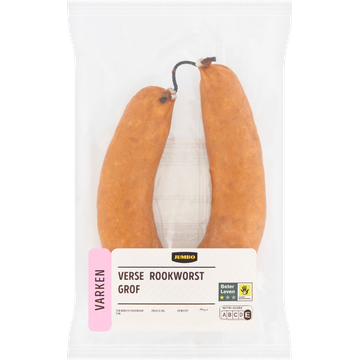 Jumbo Verse Rookworst Grof Varken 250 g