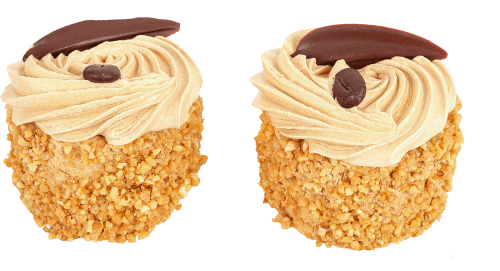 Hazelnoot schuimgebakjes 2 st.
