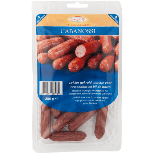 Compaxo Cabanossi droge worst