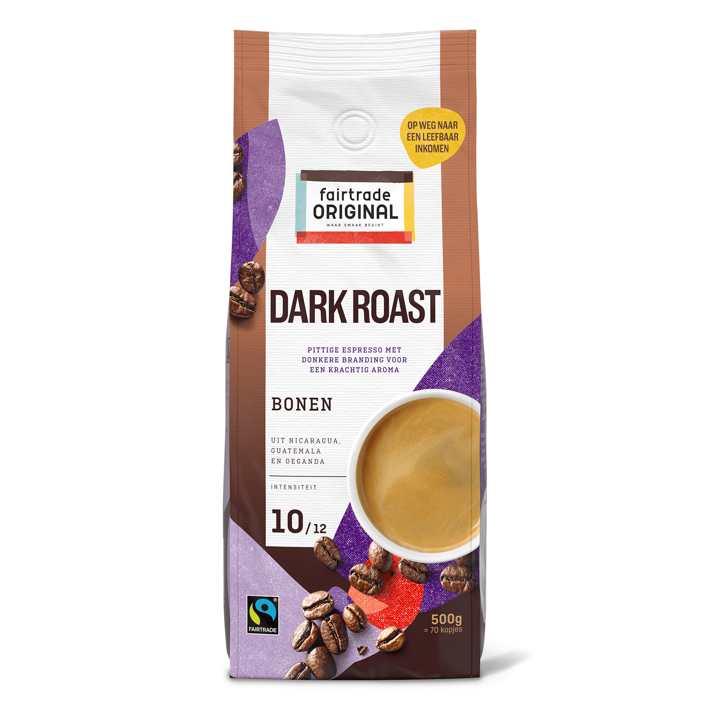 Fairtrade Original Dark roast 10 koffiebonen