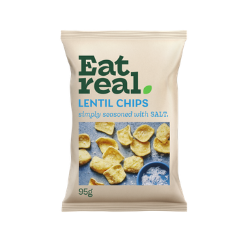 Eat Real Salted Lentil Chips 95g