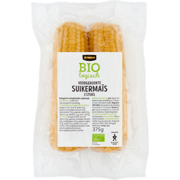 Jumbo Biologisch Voorgekookte Maïskolven 2 Stuks