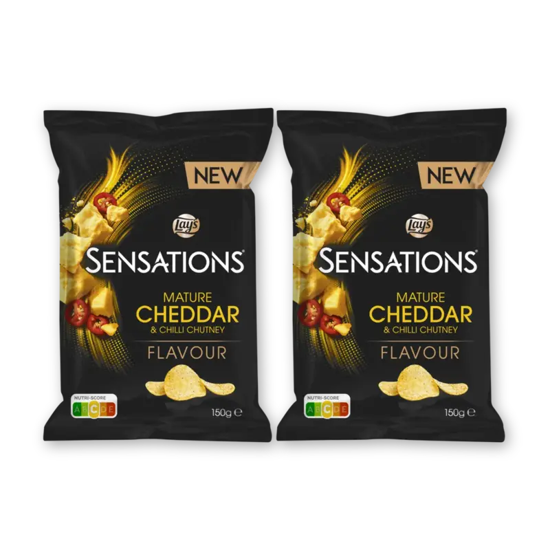 Lay's Sensations mature cheddar & chilli 2pack