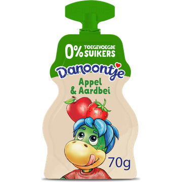 Danoontje Yoghurt Tussendoortje Appel Aardbei 70 g