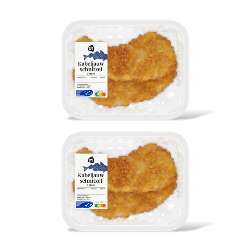 AH Kabeljauwschnitzel 2 stuks 2-pack